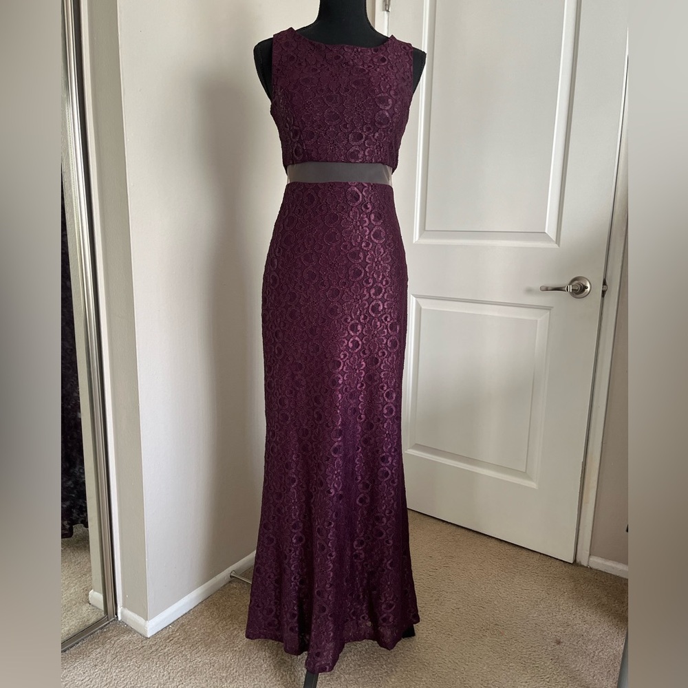 New Purple Lace Dress